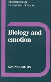 Cover of: Biology and emotion by Neil McNaughton