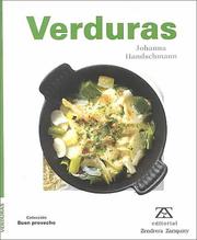 Cover of: Verduras (Colección Buen Provecho)