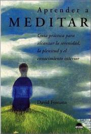 Cover of: Aprender a meditar