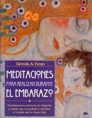 Cover of: Meditaciones para realizar durante el embarazo