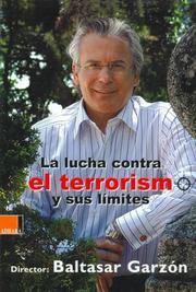 Cover of: Lucha Contra El Terrorismo y Sus Limites