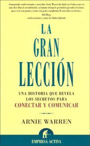 Cover of: La Gran Leccion