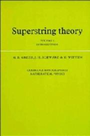 Cover of: Superstring theory by M. Green