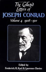 Cover of: The Collected Letters of Joseph Conrad (The Cambridge Edition of the Letters of Joseph Conrad) by Joseph Conrad