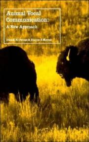 Cover of: Animal vocal communication by Donald H. Owings