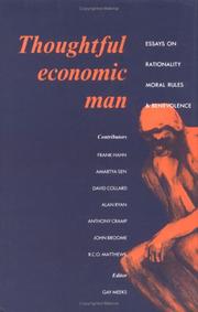 Cover of: Thoughtful Economic Man by J. Gay Tulip Meeks