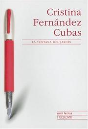 Cover of: La Ventana del Jardin by Cristina Fernandez Cubas