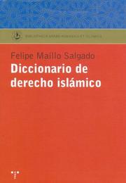 Diccionario de Derecho Islamico by Felipe Maillo Salgado