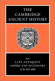 Cover of: The Cambridge Ancient History Volume 14: Late Antiquity by 