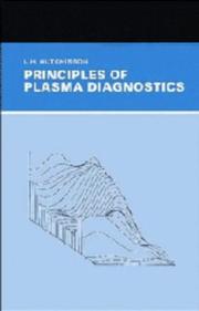 Principles of Plasma Diagnostics by I. H. Hutchinson