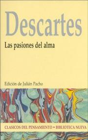 Cover of: Las Pasiones del Alma by René Descartes