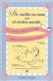 Cover of: De Vuelta en Casa con el Recien Nacido by Laura Zahn