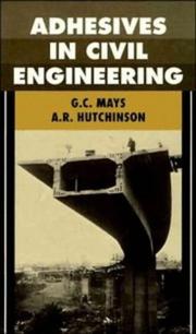 Cover of: Adhesives in civil engineering