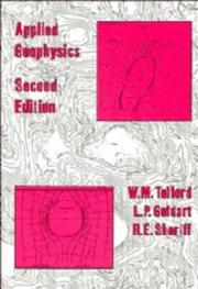 Applied geophysics by W. M. Telford