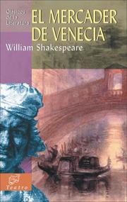 Cover of: El mercader de Venecia by William Shakespeare