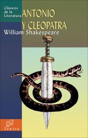 Cover of: Antonio y Cleopatra by William Shakespeare