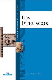 Cover of: Los etruscos (Vida y costumbres en la antiguedad)