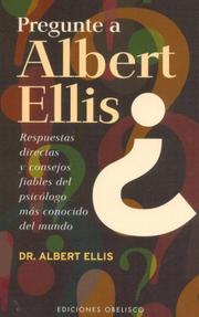 Cover of: Pregunte a Albert Ellis