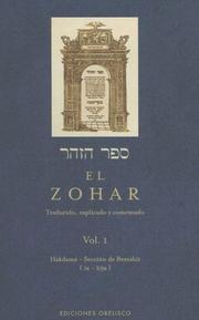 Cover of: El Zohar/ The Zohar (Coleccion Cabala y Judaismo) (Coleccion Cabala y Judaismo) by Rabi Shimon Bar Iojai