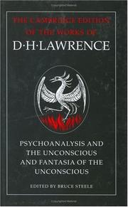 Cover of: Psychoanalysis and the unconscious by David Herbert Lawrence