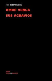 Cover of: Amor venga sus agravios