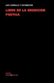 Cover of: Libro de la erudición poética