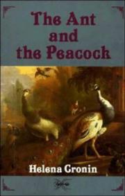 The ant and the peacock by Helena Cronin