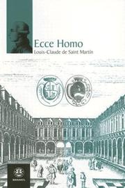 Cover of: Ecce Homo