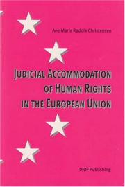 Cover of: Judicial Accommodation of Human Rights in the European Union