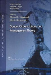 Cover of: Space, Organizations and Management Theory (Advances in Organization Studies)