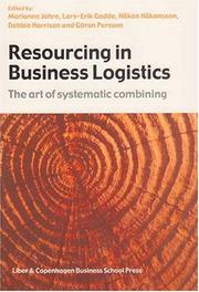 Cover of: Resourcing in Business Logistics: The Art of Systematic Combining