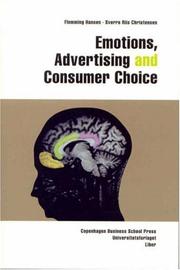 Cover of: Emotions, Advertising and Consumer Choice | Flemming Hansen