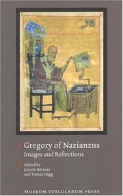 Cover of: Gregory of Nazianzus by 