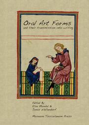 Cover of: Oral Art Forms and Their Passage into Writing