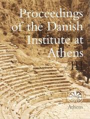 Cover of: Proceedings of the Danish Institute at Athens, III (Proceedings of the Danish Institute at Athens)