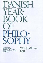 Cover of: Danish Yearbook of Philosophy
