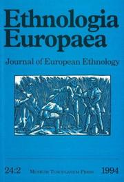 Cover of: Ethnologia Europaea (Ethnologia Europaea: Journal of European Ethnology) | Bjarne Stoklund