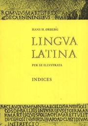 Cover of: Lingua Latina per se Illustrata: Indices
