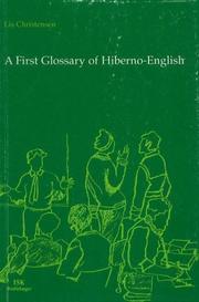 Cover of: A First Glossary of Hiberno-English