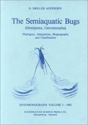 Cover of: The Semiaquatic Bugs - Hemiptera, Gerromorpha by N. Andersen