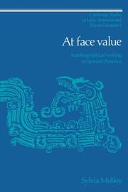 Cover of: At face value by Sylvia Molloy