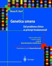 Cover of: Genetica Umana: Dal problema clinico ai principi fondamentali