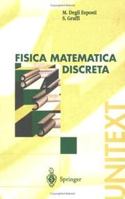 Cover of: Fisica Matematica Discreta (UNITEXT / La Matematica per il 3+2)