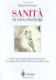 Cover of: SANITA' - Nuovo potere by Bruno P. Pieroni