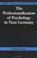 Cover of: The professionalization of psychology in Nazi Germany