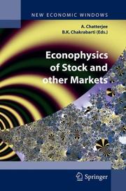 Cover of Econophysics of Stock and other Markets
