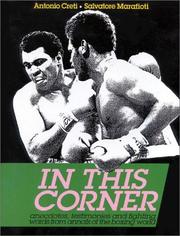 Cover of: In This Corner: Anecdotes, Testimonies and Fighting Words from Annals of the Boxing World