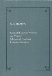 Cover of: Controlled Markov processes and viscosity solutions of nonlinear evolution (Publications of the Scuola Normale Superiore)