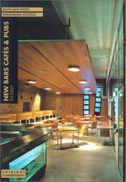 Cover of: New Bars, Cafes & Pubs: Made in Italy (Nuovi Ambienti Italiani)