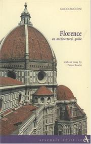 Cover of: Florence an Architectural Guide (Itineraries) by Guido Zucconi